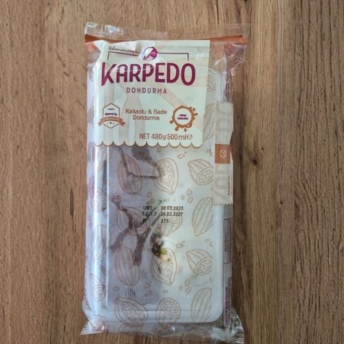 Kakao-Sade Dövme Top Dondurma ( 500 cc )